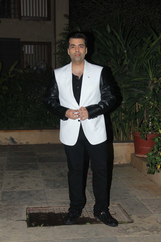 Karan Johar spotted at Shahid Kapoor's pre birthday bash. Shahid Kapoor,Mira Rajput,Sidharth Malhotra,Alia Bhatt,Karan Johar,Varun Dhawan,Shahid Kapoor birthday,Shahid Kapoor birthday pics,Shahid Kapoor birthday images,Shahid Kapoor birthday photos,Shahid Kapoor birthday stills,Shahid Kapoor birthday pictures