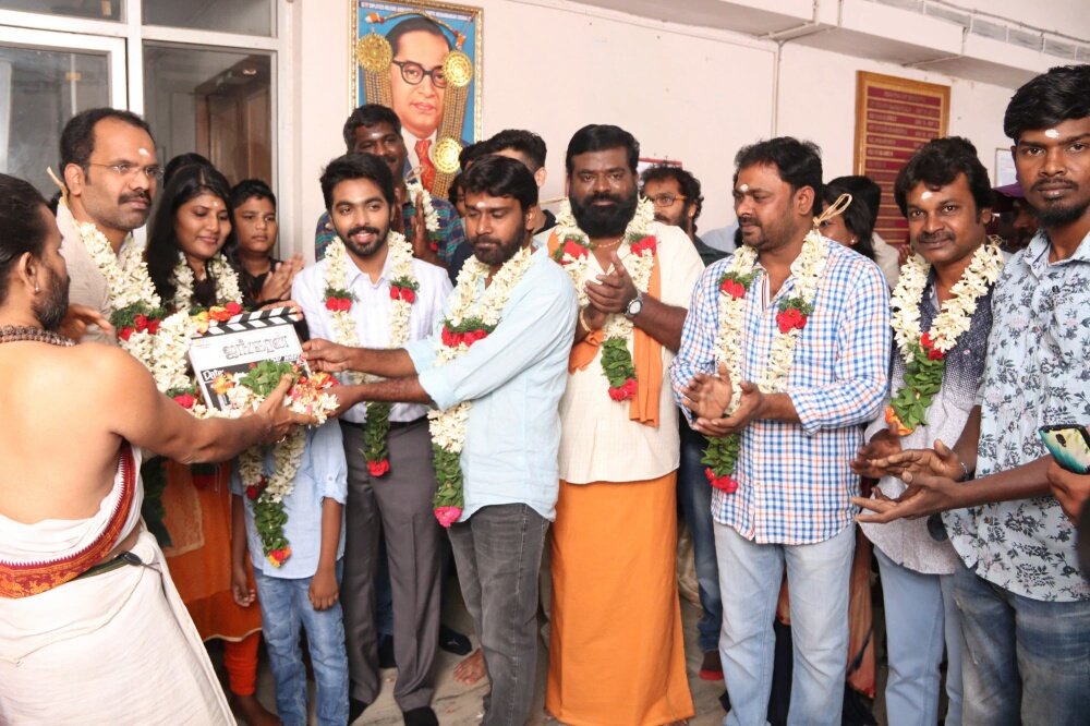 Actor-composer G.V. Prakash Kumar's upcoming Tamil actioner "Ayngaran", which also stars Mahima Nambiar as the female lead, was launched here on Monday. G.V. Prakash Kumar,Prakash Kumar,Ayngaran,Ayngaran movie launch,Ayngaran movie pooja,Ayngaran movie launch? pics,Ayngaran movie launch? images,Ayngaran movie launch? stills,Ayngaran movie launch? pictures