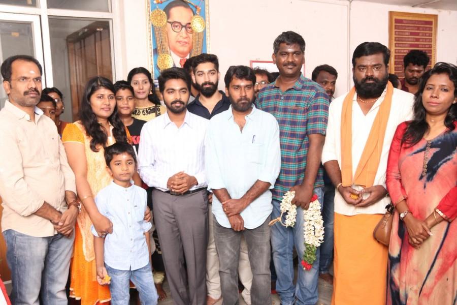 The film will be directed by Ravi Arasu, who rose to fame with his impressive 2015 Tamil directorial debut "Eetti". G.V. Prakash Kumar,Prakash Kumar,Ayngaran,Ayngaran movie launch,Ayngaran movie pooja,Ayngaran movie launch? pics,Ayngaran movie launch? images,Ayngaran movie launch? stills,Ayngaran movie launch? pictures