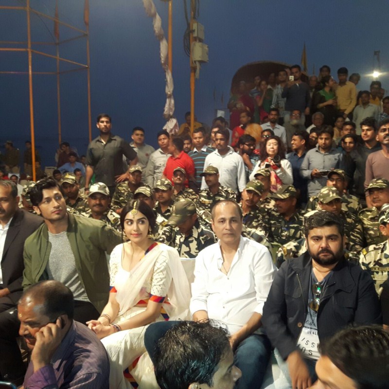 'Commando 2' is presented by Reliance Entertainment and Jayantilal Gada (PEN India Ltd.) in association with Sunshine Pictures Pvt. Ltd., and is slated to release on 3rd March, 2017. Vidyut Jamwal,Adah Sharma,Commando 2,Commando 2 promotions,Commando 2 movie promotions,Commando 2 in Varanasi,Deven Bhojwani,Viupl Shah
