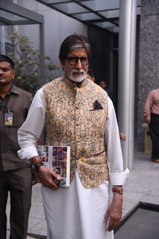 Bollywood actor Amitabh Bachchan and Nita Ambani spotted at the launch of book The Torchbearers by author Harsh Meswani in Mumbai. Amitabh Bachchan,Nita Ambani,Amitabh Bachchan and Nita Ambani,The Torchbearers,Harsh Meswani