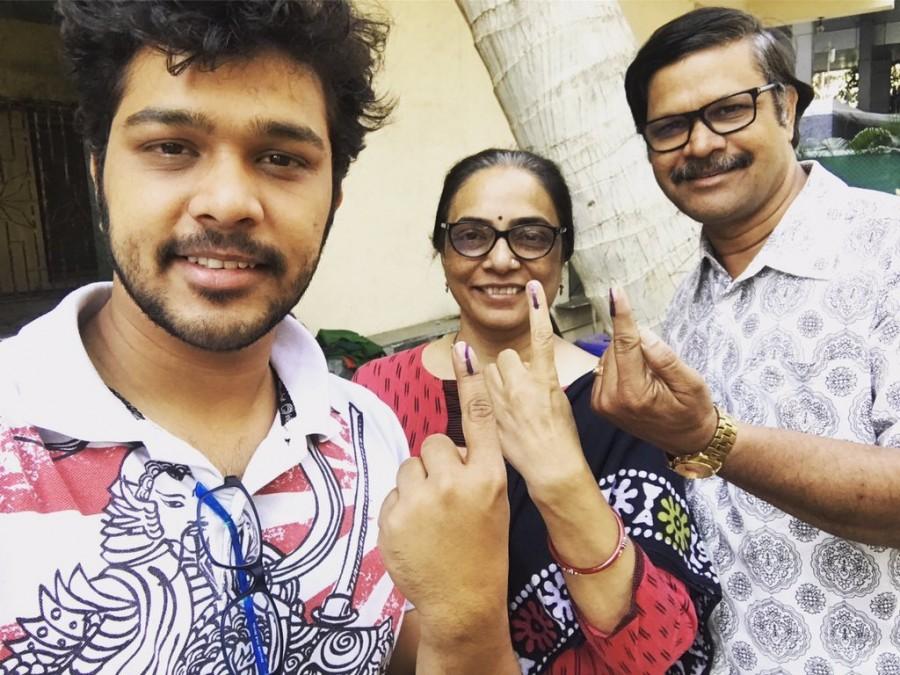 Suyash Tilak BMC Elections 2017,BMC Elections,Anushka Sharma,Rekha,Zoya Akhtar,BMC Elections pics,BMC Elections images,BMC Elections photos,BMC Elections stills,BMC Elections pictures,Ranveer Singh