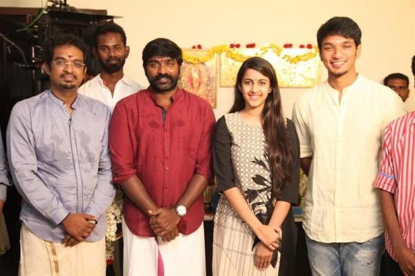 Vijay Sethupathi, Gautham Karthik at Niharika movie launch - Photos ...