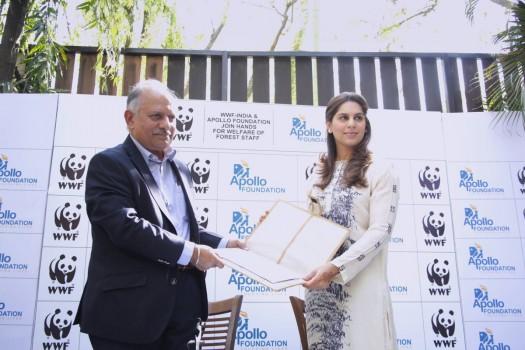 WWF India and Apollo Hospitals Foundation today announced continuation of their year-long partnership to provide medical support to forest department frontline staff and local communities across the conservation landscapes in which WWF-India operates. While frontline staff has to brave difficult terrain, harsh weather conditions, wildlife and poachers in their daily lives, forest-fringe communities are also faced with issues of human-wildlife conflict, and extreme climatic events for which medical assistance is required. This tie-up continues after one year of partnership.