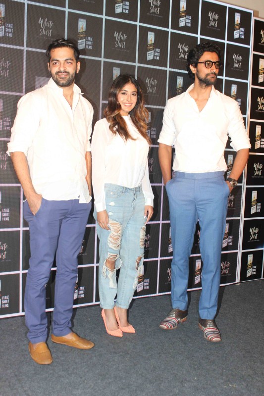 Filmmaker Sumit Arora, actors Kritika Kamra and Kunal Kapoor during the special screening of short film 'White Shirt' in Mumbai on February 20, 2017. Sumit Arora,Kritika Kamra,Kunal Kapoor,White Shirt,White Shirt special screening,White Shirt short film,short film White Shirt,White Shirt special screening pics,White Shirt special screening images,White Shirt special screening photos,White Shirt special