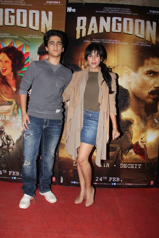 Subhan Nadiadwala and Wardha Khan spotted at the Rangoon special screening. Kangna Ranaut,Shahid Kapoor,Mira Rajput,Rangoon,Rangoon special screening,Rangoon special screening pics,Rangoon special screening images,Rangoon special screening photos,Rangoon special screening stills,Rangoon special screening pictures