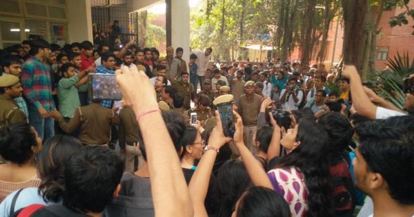 Khalid was among the students booked for sedition for allegedly raising anti-national slogans at the JNU on February 9 last year. "I was on my way to Ramjas College when I was told the event was disrupted by the ABVP. Organisers told me to come from a different route but I still could not make it," Khalid told IANS on Wednesday. Ramjas College,ABVP ruckus,ABVP,Clashes erupted,student group,JNU student Umar Khalid,JNU student,Umar Khalid