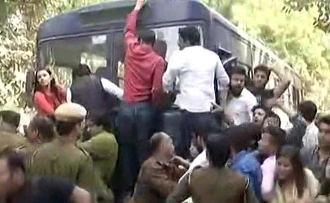 He said the Wednesday march was not about him but about the "democratic space of the university". Ramjas College,ABVP ruckus,ABVP,Clashes erupted,student group,JNU student Umar Khalid,JNU student,Umar Khalid