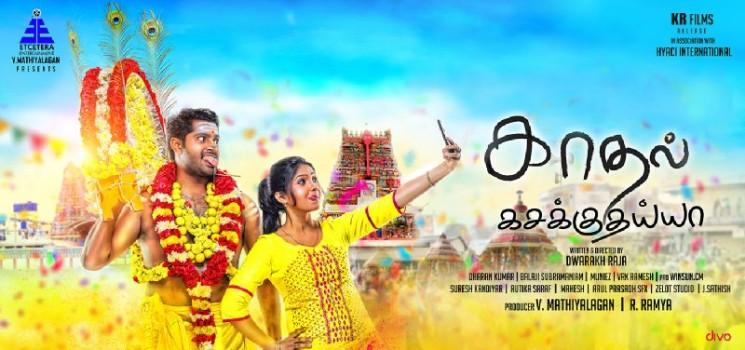 Kadhal Kasakuthaiya is an upcoming Tamil movie directed by Dwarakh Raja and produced by V Mathiyalagan and Ramya. Starring Dhruva and Venba in the lead role.