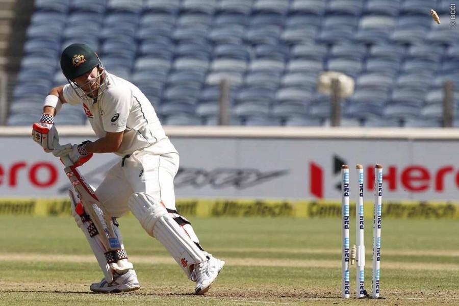 Teams: Australia: David Warner, Matt Renshaw, Shaun Marsh, Steven Smith (captain), Peter Handscomb, Mitchell Marsh, Matthew Wade (wicket keeper), Mitchell Starc, Steve O'Keefe, Nathan Lyon, Josh Hazlewood. Steven Smith,Virat Kohli,Australia wins toss,Australia vs India,India vs Australia,Murali Vijay,Lokesh Rahul,Cheteshwar Pujara,Ajinkya Rahane,Wriddhiman Saha,David Warner,Matt Renshaw,Shaun Marsh,Peter Handscomb,Mitchell Marsh