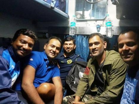 A couple of days after the cricketing world was abuzz with the news of Mahendra Singh Dhoni's removal as the skipper of IPL franchise Rising Pune Supergiants, the just-appointed Jharkhand skipper, in his typical unfazed avatar, regaled his teammates with stories from the past in a rare train journey from Ranchi to Howrah station to take part in the Vijay Hazare Trophy.