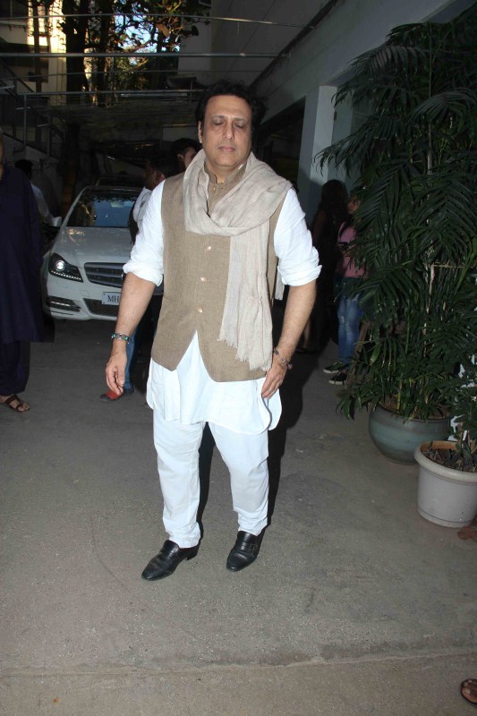 Bollywood actor Govinda with his son spotted at Sunny Super Sound in Mumbai. Govinda,actor Govinda,Govinda with his son,Govinda son,Govinda at Sunny Super Sound,Sunny Super Sound,Govinda latest pics,Govinda latest images,Govinda latest photos,Govinda latest stills,Govinda latest pictures