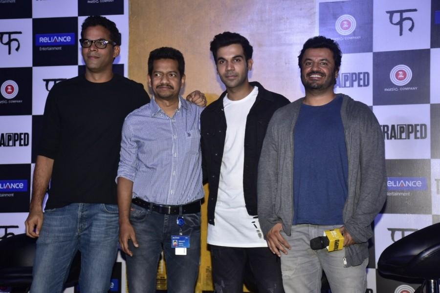 The journey of Rajkummar Rao and Vikramaditya Motwane's 'Trapped' begins with a press conference where the movie's trailer was launched. Rajkummar Rao,Vikramaditya Motwane,Trapped,Trapped trailer,Trapped trailer launch,Trapped trailer launch pics,Trapped trailer launch images,Trapped trailer launch photos,Trapped trailer launch stills,Trapped trailer launch pictures