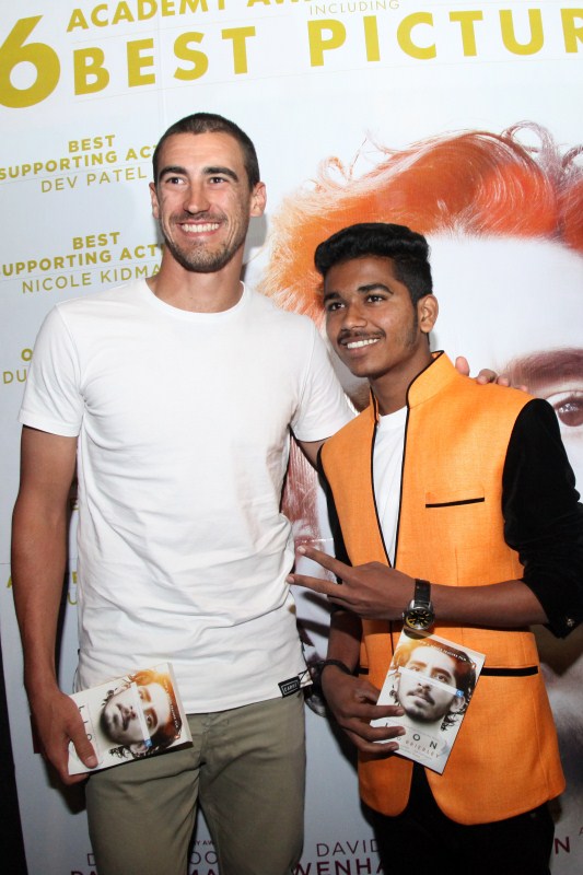 Directed by Garth Davis, the film LION stars Dev Patel, Nicole Kidman and Sunny Pawar in pivotal roles and has been shoot extensively in India, Melbourne and Tasmania. LION,LION Special screening,LION Special screening for Australian Cricket Team,Australian Cricket Team,Garth Davis,Mithcell Starc,Usman Khawaja