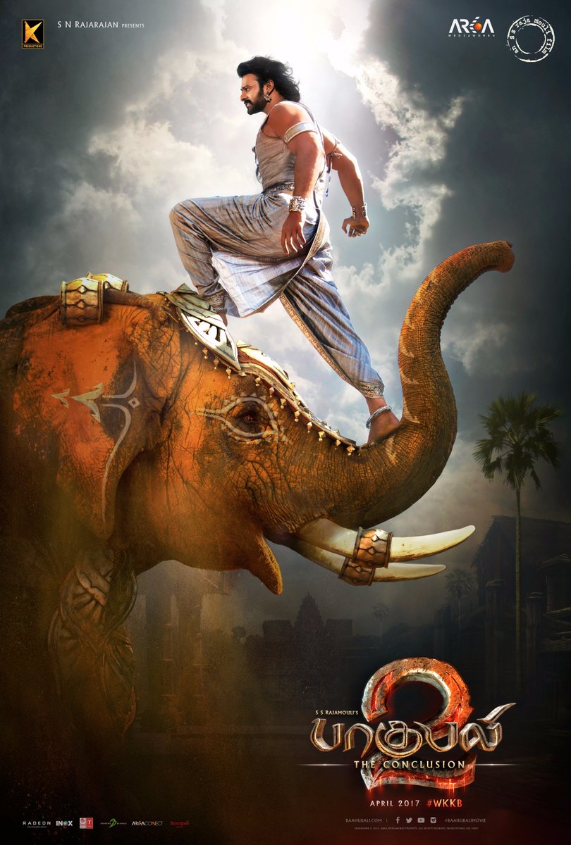 Baahubali 2 new poster: SS Rajamouli unveils a fierce Prabhas on Maha