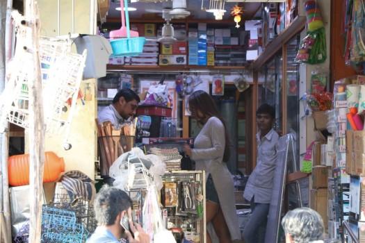 Bollywood actress Malaika Arora Khan spotted at Pali Hill Market in Bandra, Mumbai.