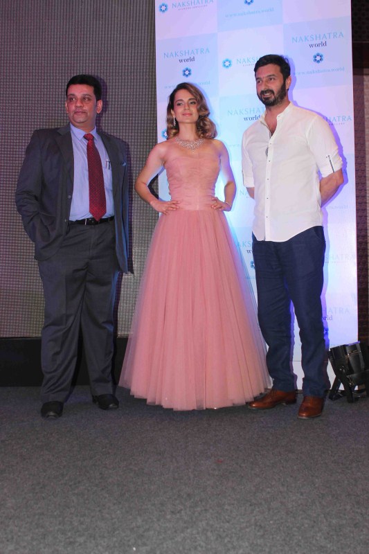 Bollywood actress Kangana Ranaut spotted during the launch of new advertising campaign for Nakshatra Jewellery in Mumbai on February 23, 2017. Kangana Ranaut,actress Kangana Ranaut,Nakshatra Jewellery,Nakshatra Jewellery launch,Kangana Ranaut pics,Kangana Ranaut images,Kangana Ranaut photos,Kangana Ranaut stills,Kangana Ranaut pictures