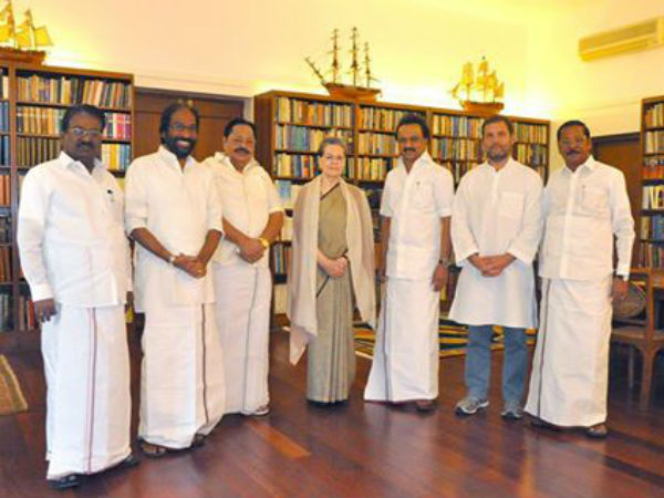 The leader said it "was also a strategy call" as Stalin came here for the first time after becoming the Working President of DMK. The party is also an alliance partner of the Congress in the UPA. "Yesterday (Thursday), around 7 p.m., Stalin met the President and gave him a memorandum regarding what happened in the Tamil Nadu assembly (on February 18)," the leader said. Stalin, who is also Leader of Opposition in the assembly, had filed a plea to seek annulment of the trust vote. MK Stalin meets Sonia Gandhi,MK Stalin,Sonia Gandhi,President Pranab Mukherjee,Pranab Mukherjee,Stalin,Congress President Sonia Gandhi