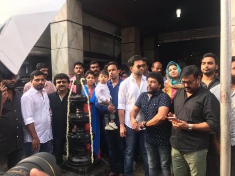 Prithviraj Sukumaran and Bhavana's Adam movie pooja.