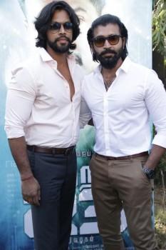 Tamil movie Kuttram 23 press meet event held today in Chennai. Celebs like Arun Vijay, Mahima Nambiar, Cinematographer KM Bhaskaran, Film maker Arivazhagan and others spotted at the event.