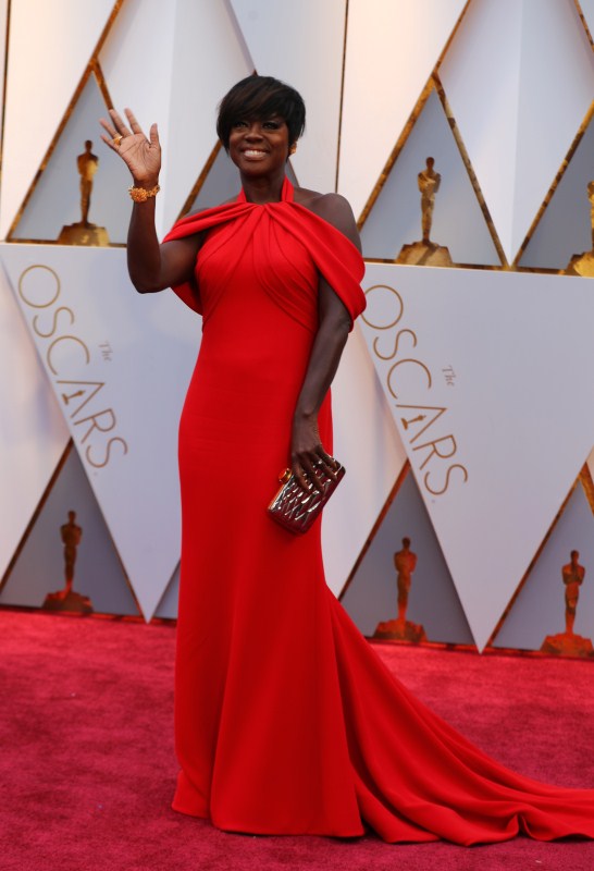 Viola Davis Ruth Negga,Hailee Steinfeld,Isabelle Huppert,Viola Davis,Halle Berry,Mahershala,Karlie Kloss,Taraji P Henson,John Legend,Chrissy Teigen,Emma Stone,Oscars 2017 red carpet