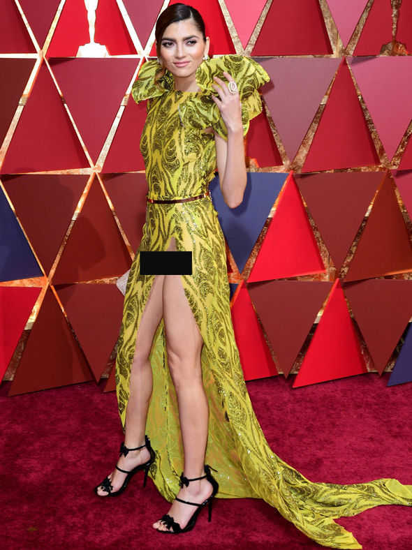 Hollywood actress Blanca Blanco suffers wardrobe malfunction at Oscars 2017. Blanca Blanco,Blanca Blanco wardrobe malfunction,Blanca Blanco wardrobe malfunction pics,Blanca Blanco wardrobe malfunction images,Blanca Blanco wardrobe malfunction photos,Blanca Blanco wardrobe malfunction stills,Blanca Blanco wardrobe malfunction pictu