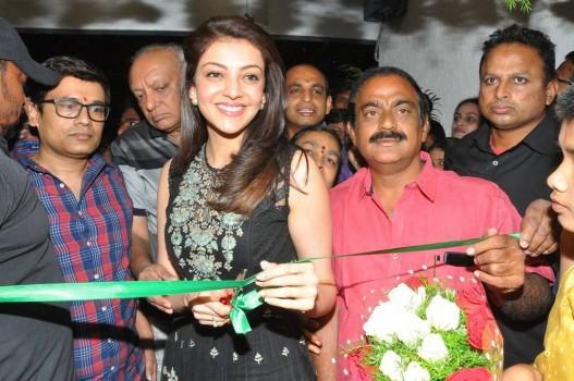 South Indian actress Kajal Aggarwal launches Bahar Cafe Restaurant.