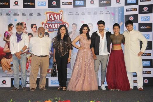 Bollywood movie Laali Ki Shaadi Mein Laddoo Deewana Trailer launched in Mumbai on February 27, 2017. Celebs like Akshara Haasan, Gurmeet Choudhary, Kavitta Verma, Vivaan Shah and others graced the event.