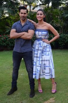 Bollywood actors Alia Bhatt and Varun Dhawan promote their upcoming film Badrinath Ki Dulhania.