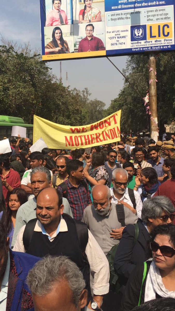 Tuesday's protest came a day after the ABVP held a "Tiranga march" in the campus against "Left-leaning students supporting anti-national activities". Ramjas protest,Students protest against ABVP,Students protest,ABVP,Delhi University