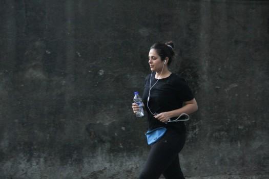 Bollywood actress Anjana Sukhani spotted at Bandra.