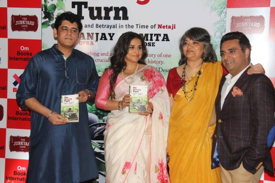 Celebs like Tisca Chopra, Arshad Warsi, Tigmanshu Dhulia, Ranvir Shorey, Sayani Gupta, Kavita Kaushik, Vidya Balan, authors Sanjay Chopra and Namita Roy Ghose and others spotted during the launch of book The Wrong Turn in Mumbai on February 28, 2017. Tisca Chopra,Arshad Warsi,Tigmanshu Dhulia,Ranvir Shorey,Sayani Gupta,Kavita Kaushik,Vidya Balan,Wrong Turn book launch,Wrong Turn book launch pics,Wrong Turn book launch images,Wrong Turn book launch photos,Wrong Turn book launch stills,Wrong Turn book l