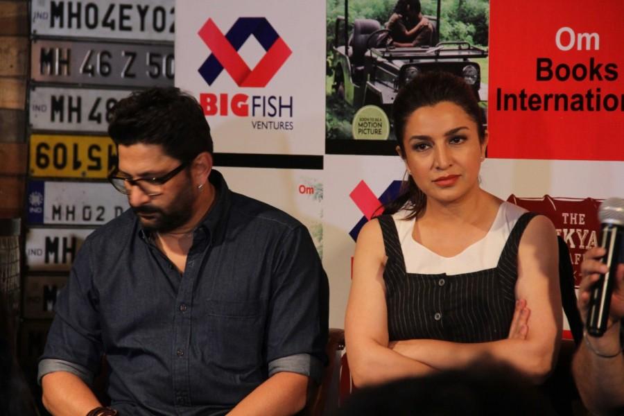 Celebs like Tisca Chopra, Arshad Warsi, Tigmanshu Dhulia, Ranvir Shorey, Sayani Gupta, Kavita Kaushik, Vidya Balan, authors Sanjay Chopra and Namita Roy Ghose and others spotted during the launch of book The Wrong Turn in Mumbai on February 28, 2017. Tisca Chopra,Arshad Warsi,Tigmanshu Dhulia,Ranvir Shorey,Sayani Gupta,Kavita Kaushik,Vidya Balan,Wrong Turn book launch,Wrong Turn book launch pics,Wrong Turn book launch images,Wrong Turn book launch photos,Wrong Turn book launch stills,Wrong Turn book l