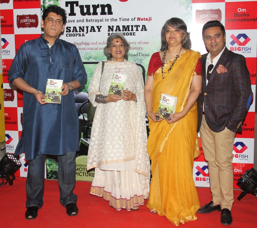 Celebs like Tisca Chopra, Arshad Warsi, Tigmanshu Dhulia, Ranvir Shorey, Sayani Gupta, Kavita Kaushik, Vidya Balan, authors Sanjay Chopra and Namita Roy Ghose and others spotted during the launch of book The Wrong Turn in Mumbai on February 28, 2017. Tisca Chopra,Arshad Warsi,Tigmanshu Dhulia,Ranvir Shorey,Sayani Gupta,Kavita Kaushik,Vidya Balan,Wrong Turn book launch,Wrong Turn book launch pics,Wrong Turn book launch images,Wrong Turn book launch photos,Wrong Turn book launch stills,Wrong Turn book l