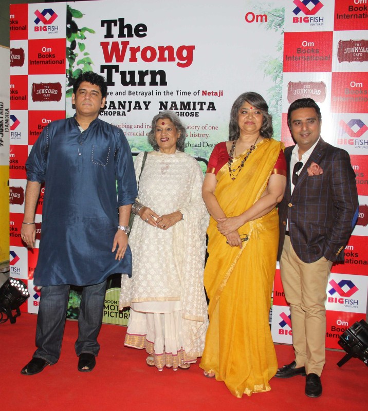 Celebs like Tisca Chopra, Arshad Warsi, Tigmanshu Dhulia, Ranvir Shorey, Sayani Gupta, Kavita Kaushik, Vidya Balan, authors Sanjay Chopra and Namita Roy Ghose and others spotted during the launch of book The Wrong Turn in Mumbai on February 28, 2017. Tisca Chopra,Arshad Warsi,Tigmanshu Dhulia,Ranvir Shorey,Sayani Gupta,Kavita Kaushik,Vidya Balan,Wrong Turn book launch,Wrong Turn book launch pics,Wrong Turn book launch images,Wrong Turn book launch photos,Wrong Turn book launch stills,Wrong Turn book l