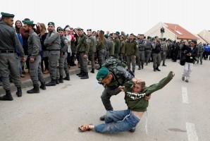 Israel,Israeli police,Palestinian land,West Bank,Ofra