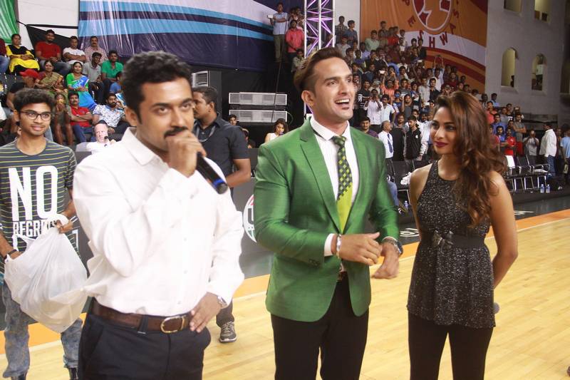 South Indian actor Suriya at UBA Pro Basketball Players Felicitation. Suriya,UBA Pro Basketball Players Felicitation,UBA Pro Basketball,UBA Pro Basketball Players,actor Suriya,Suriya latest pics,Suriya latest images,Suriya latest photos,Suriya latest stills,Suriya latest pictures