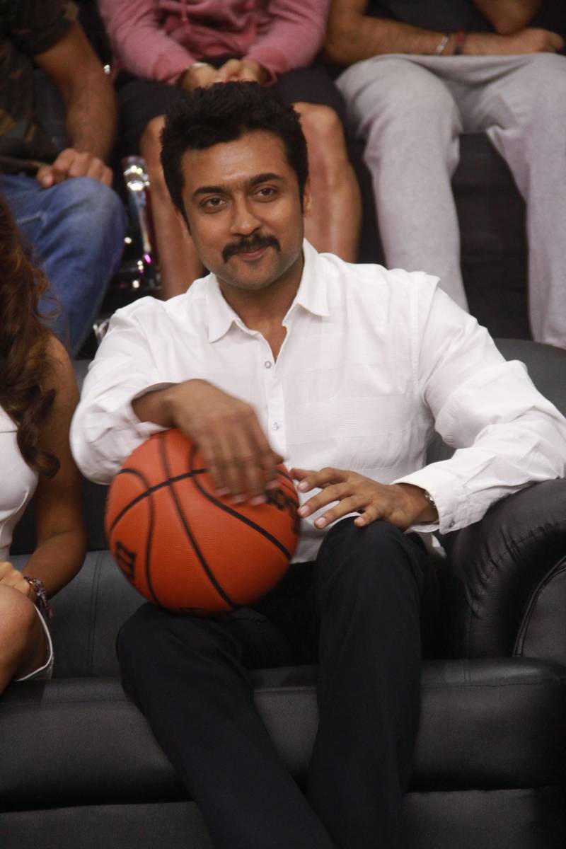 South Indian actor Suriya at UBA Pro Basketball Players Felicitation. Suriya,UBA Pro Basketball Players Felicitation,UBA Pro Basketball,UBA Pro Basketball Players,actor Suriya,Suriya latest pics,Suriya latest images,Suriya latest photos,Suriya latest stills,Suriya latest pictures