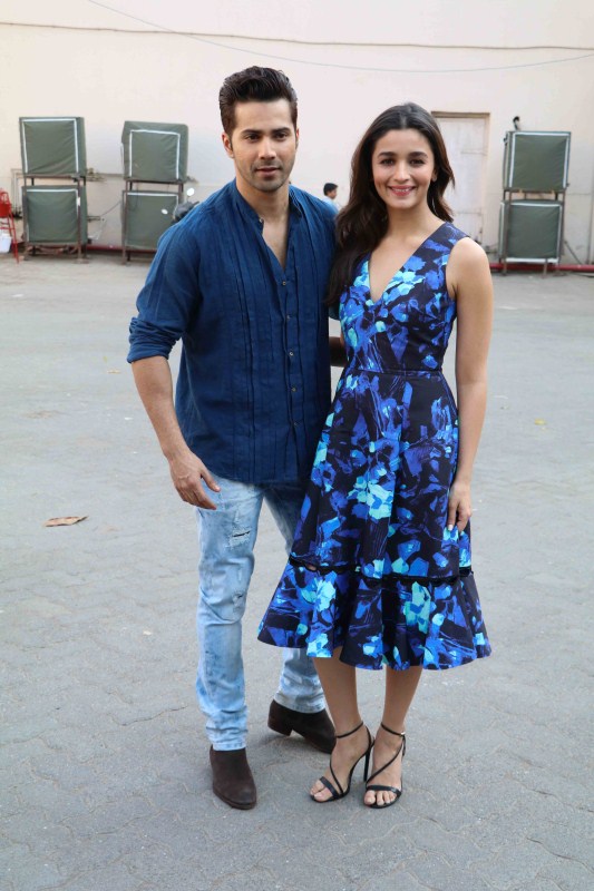 Varun Dhawan And Alia Bhatt Spotted At Mehboob Studio For Badrinath Ki ...