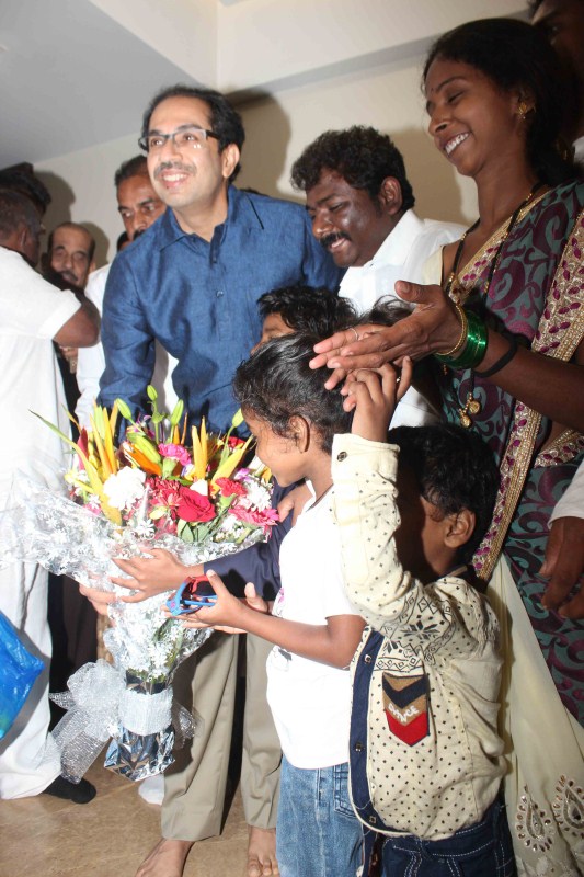 Bollywood actor Sunny Pawar meets Uddhav Thackeray in Mumbai on March 2, 2017. Sunny, who starred in film Lion arrived in Mumbai after attending the 89th Academy Awards in Los Angeles. Lion star Sunny Pawar,Sunny Pawar,Sunny Pawar meets Uddhav Thackeray,Uddhav Thackeray,Lion star Sunny Pawar pics,Sunny Pawar pics,sunny pawar dev patel,Sunny Pawar images,Sunny Pawar phoots,Sunny Pawar stills,Sunny Pawar pictures