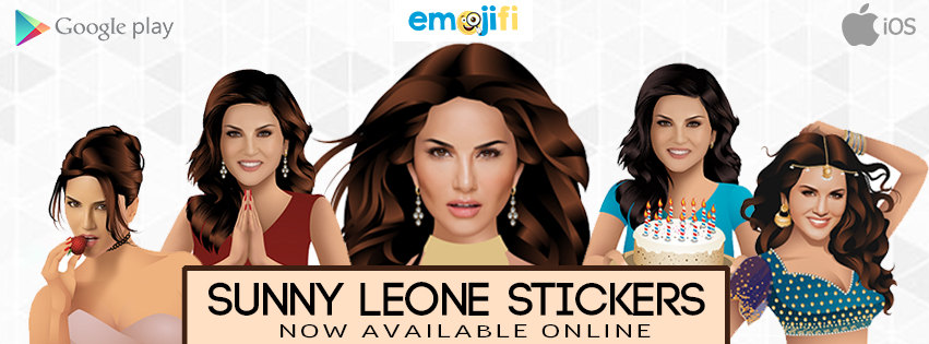 Bollywood diva Sunny Leone has partnered with Emojifi to release her series of sticker emoticons which can be used across chat applications i.e. whatsapp, fb messenger, hangout, hike, etc. The stickers are designed so that her fans can use and share the stickers in their daily conversations with friends and family. Stickers are suggested live as you type during your chat conversation. All the stickers will be available on emojifi app which is available on Google Playstore and App Store.