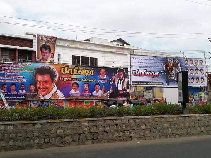 Rajinikanth,Superstar Rajinikanth,Baashha,Baashha release,Baashha movie,Baashha movie celebrations,Baashha celebrations,Rajinikanth fans