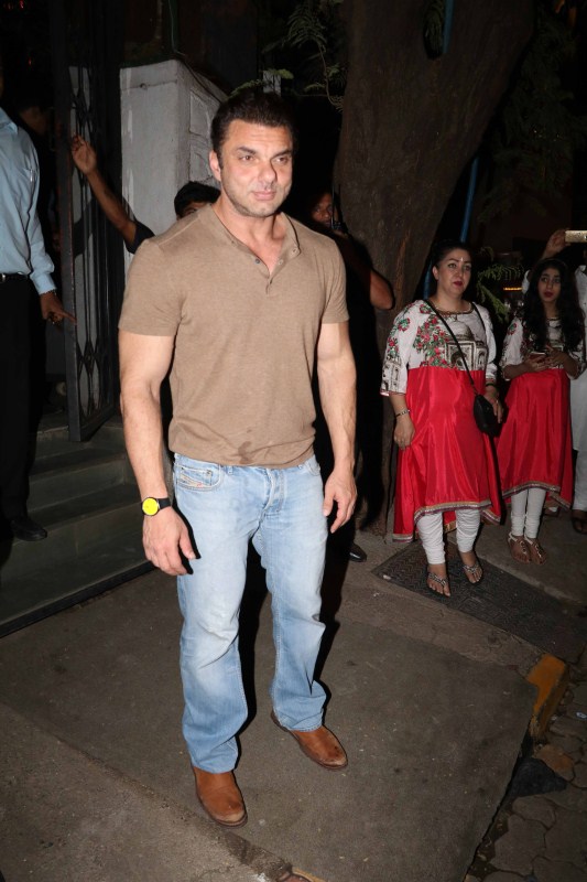 Photos of Aditya Garware and Renu Chainani's pre wedding bash. Celebs like Abhishek Kapoor, Tusshar Kapoor, Fardeen Khan, Jackky Bhagnani, Chunky Pandey, Atul Agnihotri, Alvira Khan Agnihotri, Sohail Khan, Sussanne Roshan, Zayed Khan, Tanishaa Mukerji, Bobby Deol, Tanya Deol, Sonakshi Sinha and others graced the event. Sonakshi Sinha,Sohail Khan,Chunky Pandey,Aditya Garware and Renu Chainani's pre wedding bash,Aditya Garware and Renu Chainani,Aditya Garware,Renu Chainani,Abhishek Kapoor,Tusshar Kapoor,Fardeen Khan,Jackky Bhagnani,Chunky Pandey,Atul Agnihotri