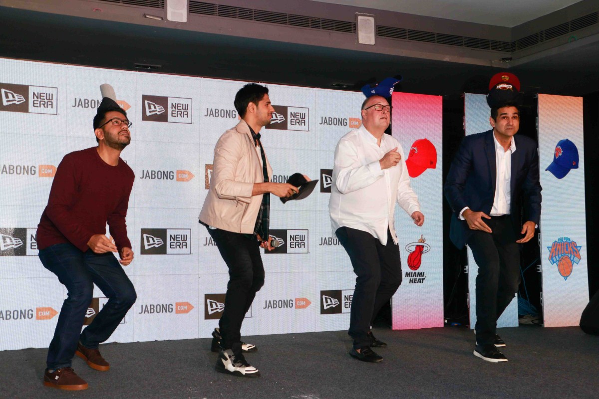 bollywood actor sidharth malhotra spotted during launch international sports brand new era