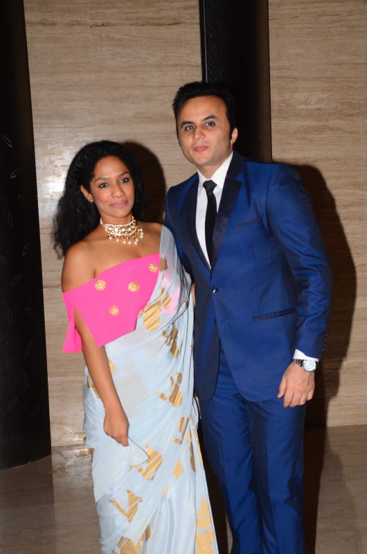 Celebs like Kiran Juneja, Ramesh Sippy, Ramesh S Taurani, Girish Kumar, Kumar S Taurani, Karan Tacker, Krystle D'Souza, Mohammed Morani, Lucky Morani, Ken Ghosh, Jayantilal Gada, Sunil A Lulla, Krishika Lulla, Rocky S, Anu Malik, Parvin Dabas, Preeti Jhangiani and others graced at Gaurav Gupta and Mandana Karimi's wedding reception. Gaurav Gupta and Mandana Karimi,Gaurav Gupta and Mandana Karimi wedding reception,Gaurav Gupta and Mandana Karimi wedding,Kiran Juneja,Ramesh Sippy,Ramesh S Taurani,Girish Kumar,Kumar S Taurani,Karan Tacker,Krystle D'Souza,Mohammed Morani,Lucky Moran