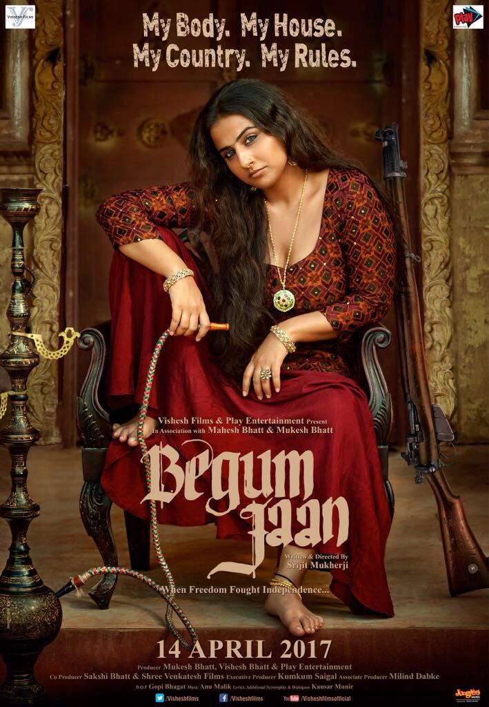 Vidya Balan's Begum Jaan First Look poster is out. Vidya Balan,Begum Jaan,Begum Jaan first look,Begum Jaan first look poster,Begum Jaan poster,Begum Jaan movie poster,Begum Jaan pics,Begum Jaan images,Begum Jaan stills,Begum Jaan pictures