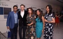 Mr & Mrs Adarsh Jatia Darshana & Marcus Ubl with Farah Khan at Verve Rally India Launch.