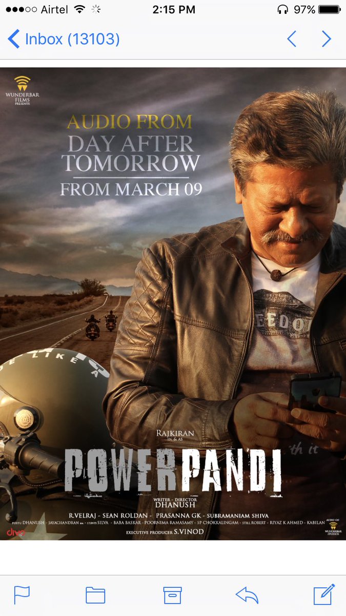 South Indian Actor Dhanush to make his directorial debut. Rajkiran and Prasanna in the lead role. Dhanush,Power Paandi First Look poster,Power Paandi First Look,Power Paandi poster,Power Paandi,Rajkiran,Prasanna