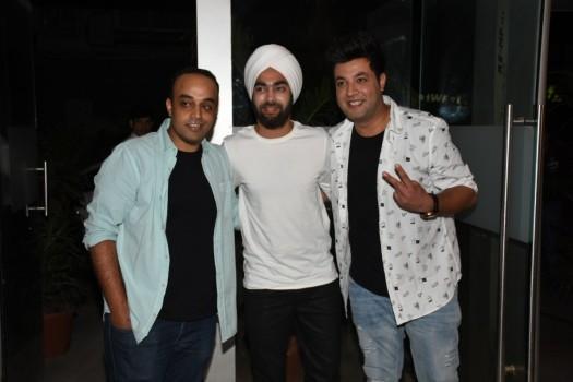The film that was being shot in Delhi completed the schedule and so the makers decided to celebrate the wrap of the film which took place yesterday at a suburban lounge.
