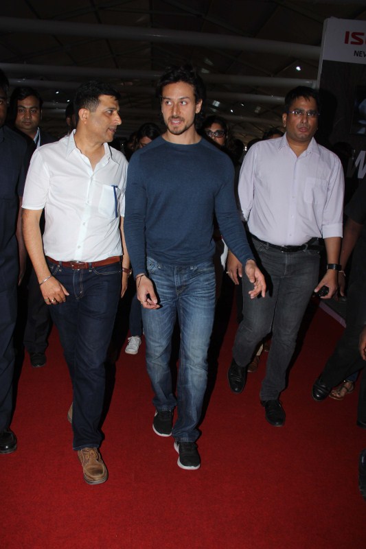 Bollywood actor Tiger Shroff spotted during the inauguration of the 5th Mumbai International Motor Show 2017 at the MMRDA grounds, Bandra Kurla Complex (BKC) in Mumbai on March 9, 2017. Tiger Shroff,actor Tiger Shroff,International Motor Show 2017,International Motor Show,5th Mumbai International Motor Show 2017,5th Mumbai International Motor Show,Tiger Shroff latest pics,Tiger Shroff latest images,Tiger Shroff latest photos,Tiger Shroff